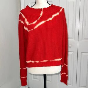 Gilded Intent Red Tie Dye Sweater - S   NWT